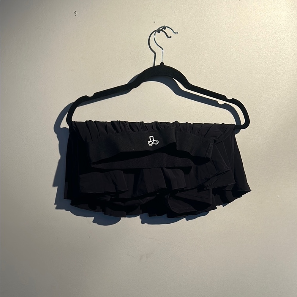 Black Ruffled Women's Shorts